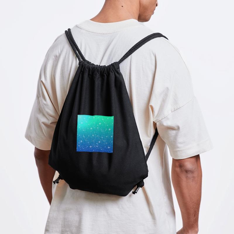 Gradient star glitter background Stanley/Stella Recycled Gym Bag