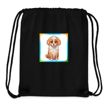 Dog Cartoon 9 - Stanley/Stella Recycled Gym Bag - black - Front