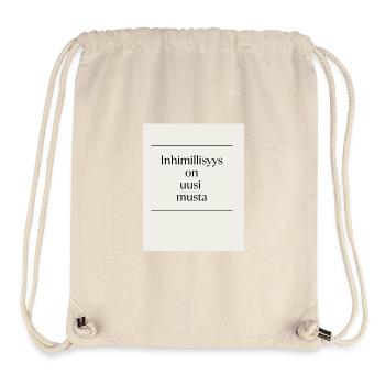 Inhimillisys is the new black - Stanley/Stella Recycled Gym Bag - natural - Front