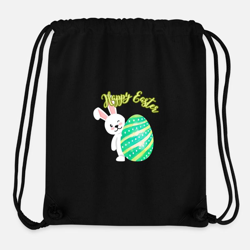 Happy Easter - Stanley/Stella Recycled Gym Bag - black