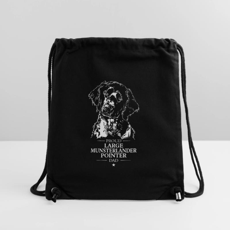 Large Munsterlander Pointer Dad Dogs Wilsigns Stanley/Stella Recycled Gym Bag