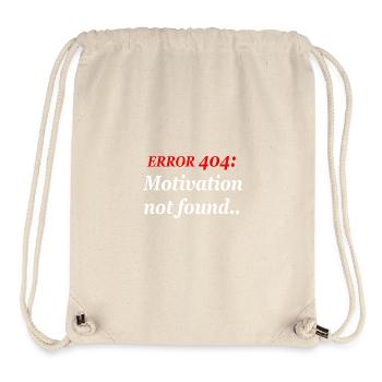 404: Motivation not found. - Stanley/Stella Recycled Gym Bag - natural - Front