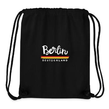 Berlin Deutschland - Stanley/Stella recycelter Gym Bag - Schwarz - Vorne