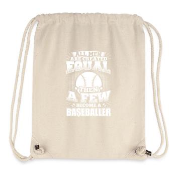Funny Baseball Jersey All Men Equal - Stanley/Stella Recycled Gym Bag - natural - Front