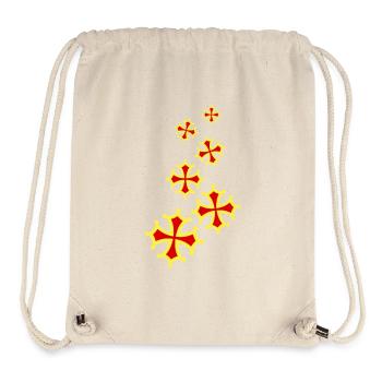 occitania cross 6 - Stanley/Stella Recycled Gym Bag - natural - Front
