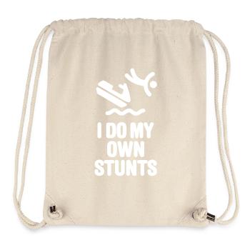 Jet-Ski PWC Jet-Boat Jetski I do my own stunts - Stanley/Stella Recycled Gym Bag - natural - Front