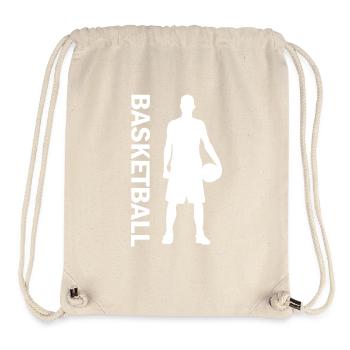 Basketball - Stanley/Stella recycelter Gym Bag - Naturweiß - Vorne