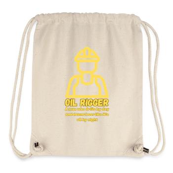 Öl-Rigger Bohrer - Stanley/Stella recycelter Gym Bag - Naturweiß - Vorne