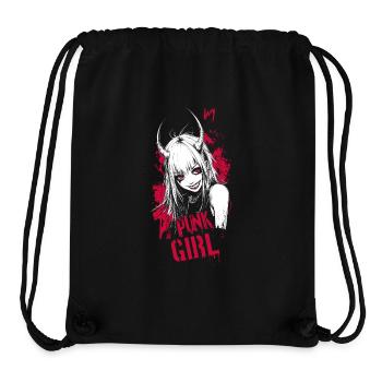 Punk Girl - Stanley/Stella recycelter Gym Bag - Schwarz - Vorne