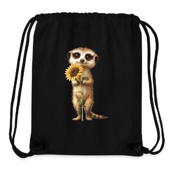 Roter Panda - Stanley/Stella recycelter Gym Bag - Schwarz - Vorne