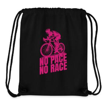 no pace no race - Stanley/Stella Recycled Gym Bag - black - Front
