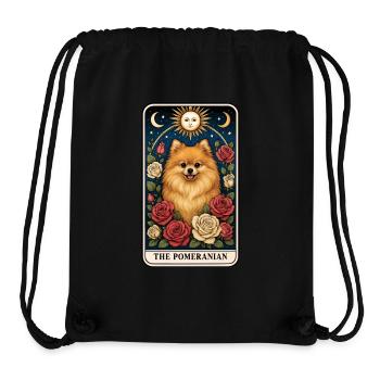 Zwergspitz - Stanley/Stella recycelter Gym Bag - Schwarz - Vorne