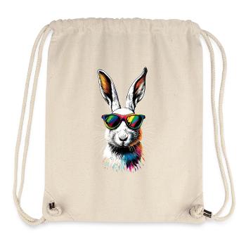 Mountain Rabbit Arctic Hare Albino Rabbit White Rabbit - Stanley/Stella Recycled Gym Bag - natural - Front