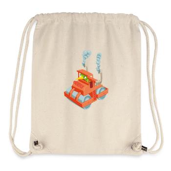 Caterpillar in a vehicle - Stanley/Stella Recycled Gym Bag - natural - Front
