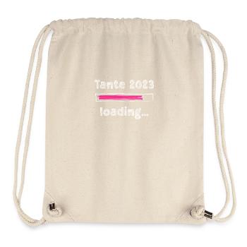 Tante 2023 loading Nichte Neffe Baby Tanten - Stanley/Stella recycelter Gym Bag - Naturweiß - Vorne