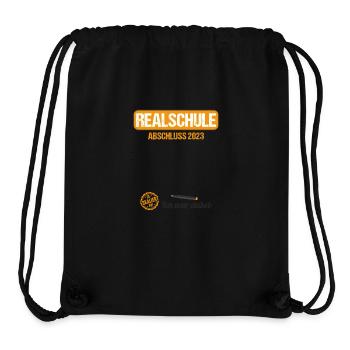 Realschule Gästebuch Realschulabschluss 2023 - Stanley/Stella recycelter Gym Bag - Schwarz - Vorne