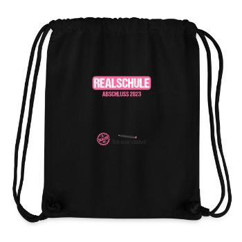 Realschule Gästebuch Realschulabschluss 2023 - Stanley/Stella recycelter Gym Bag - Schwarz - Vorne