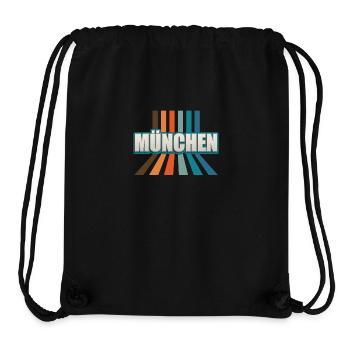 Münchnerin Münchner München - Stanley/Stella recycelter Gym Bag - Schwarz - Vorne
