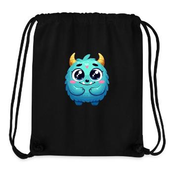Designs For Kids – Märchenhafte Monster - Stanley/Stella recycelter Gym Bag - Schwarz - Vorne