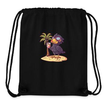 Harpyie Vogel Sommer Urlaub - Stanley/Stella recycelter Gym Bag - Schwarz - Vorne