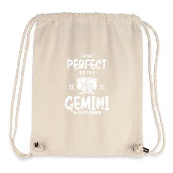 Sternzeichen Zwilling - Stanley/Stella recycelter Gym Bag - Naturweiß - Vorne