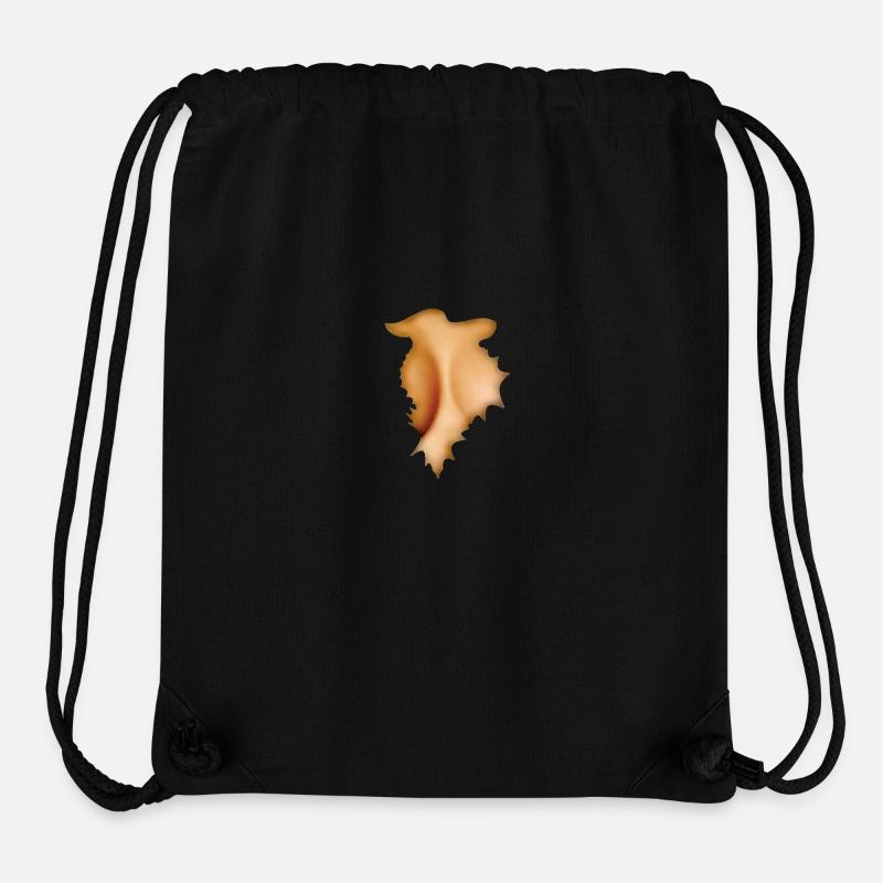 T-shirt déchiré - Sac à cordon recyclé Stanley/Stella - noir