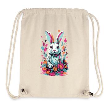 Psycho Gothic Hase Okkulte Kunst Illustration - Stanley/Stella recycelter Gym Bag - Naturweiß - Vorne
