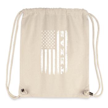 Flag USA Texas State Gift - Stanley/Stella Recycled Gym Bag - natural - Front