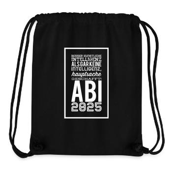 Abi - Stanley/Stella recycelter Gym Bag - Schwarz - Vorne