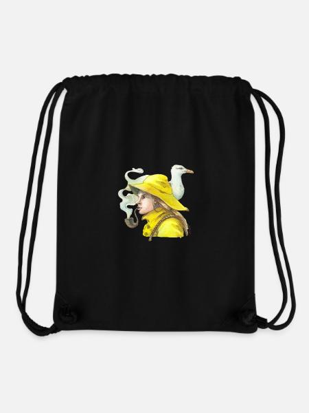 Salty - Stanley/Stella recycelter Gym Bag - Schwarz