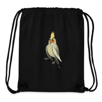 Nymphensittich Vogel Vögel Käfig Kanarienvogel - Stanley/Stella recycelter Gym Bag - Schwarz - Vorne