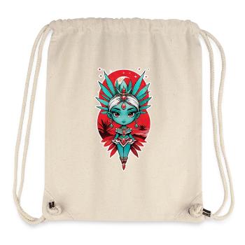 Indische Prinzessin - Aztek - Stanley/Stella recycelter Gym Bag - Naturweiß - Vorne