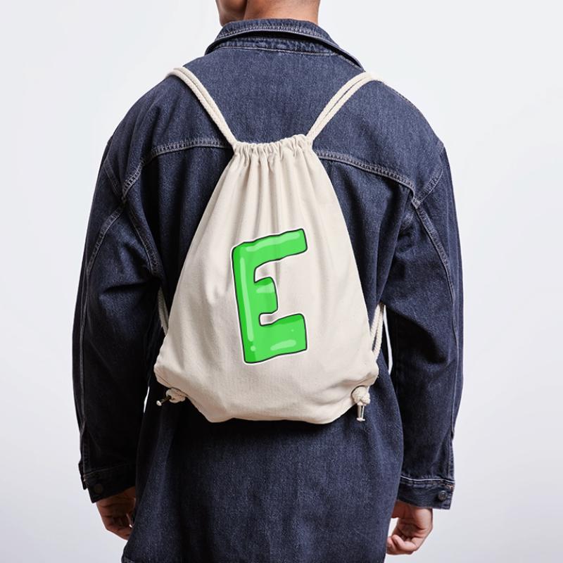 Buchstabe E Anfangsbuchstabe Stanley/Stella recycelter Gym Bag