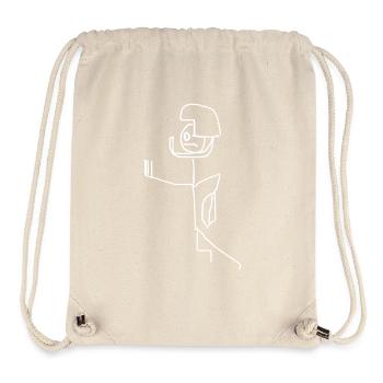 American Football Funny - Stanley/Stella Recycled Gym Bag - natural - Front