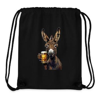 Esel - Stanley/Stella recycelter Gym Bag - Schwarz - Vorne
