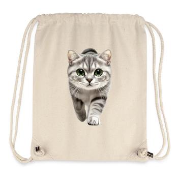 Schottische Faltohrkatze - Stanley/Stella recycelter Gym Bag - Naturweiß - Vorne