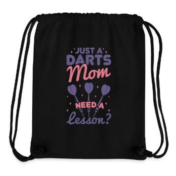 Darts player mother - Stanley/Stella Recycled Gym Bag - black - Front