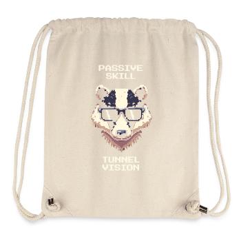 Passiv: Tunnelblick | Dachs Tunnel Graben - Stanley/Stella recycelter Gym Bag - Naturweiß - Vorne