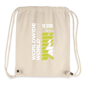Zukunft Strahlend Muster - Stanley/Stella recycelter Gym Bag - Naturweiß - Vorne