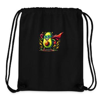 Avocado Avenger with Power Punch - Stanley/Stella Recycled Gym Bag - black - Front