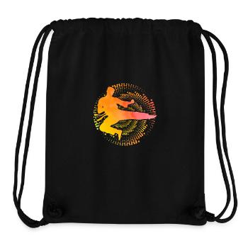 Karate - Stanley/Stella recycelter Gym Bag - Schwarz - Vorne