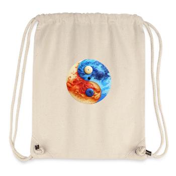 Yin Yang - Stanley/Stella recycelter Gym Bag - Naturweiß - Vorne