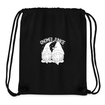 Gnome Costume Hommes Gnomes Junkie Gnome - Sac à cordon recyclé Stanley/Stella - noir - Devant