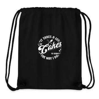 Pastry Lover Lot Cakes To Bake I Do Cute Gift - Stanley/Stella recycelter Gym Bag - Schwarz - Vorne