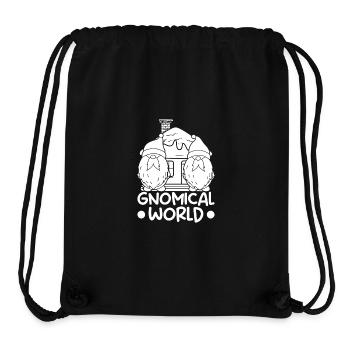 Gnome Costume Hommes Gnomical World Gnome - Sac à cordon recyclé Stanley/Stella - noir - Devant