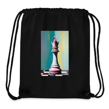 Schach | Schachfigur | Schachspieler - Stanley/Stella recycelter Gym Bag - Schwarz - Vorne