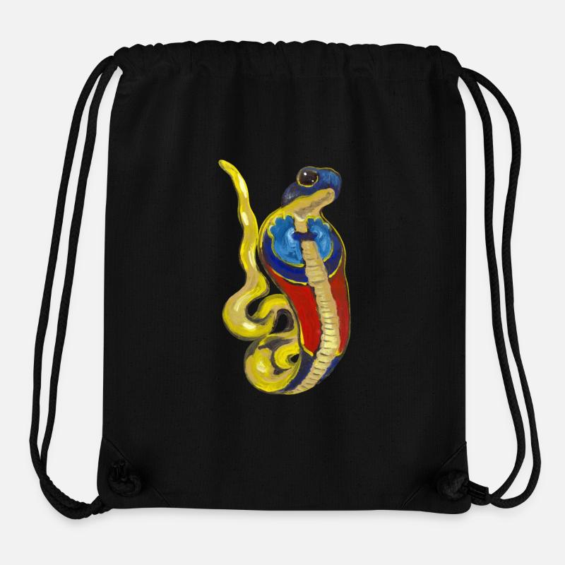Cobra Ancient Egypt Deity - Stanley/Stella Recycled Gym Bag - black