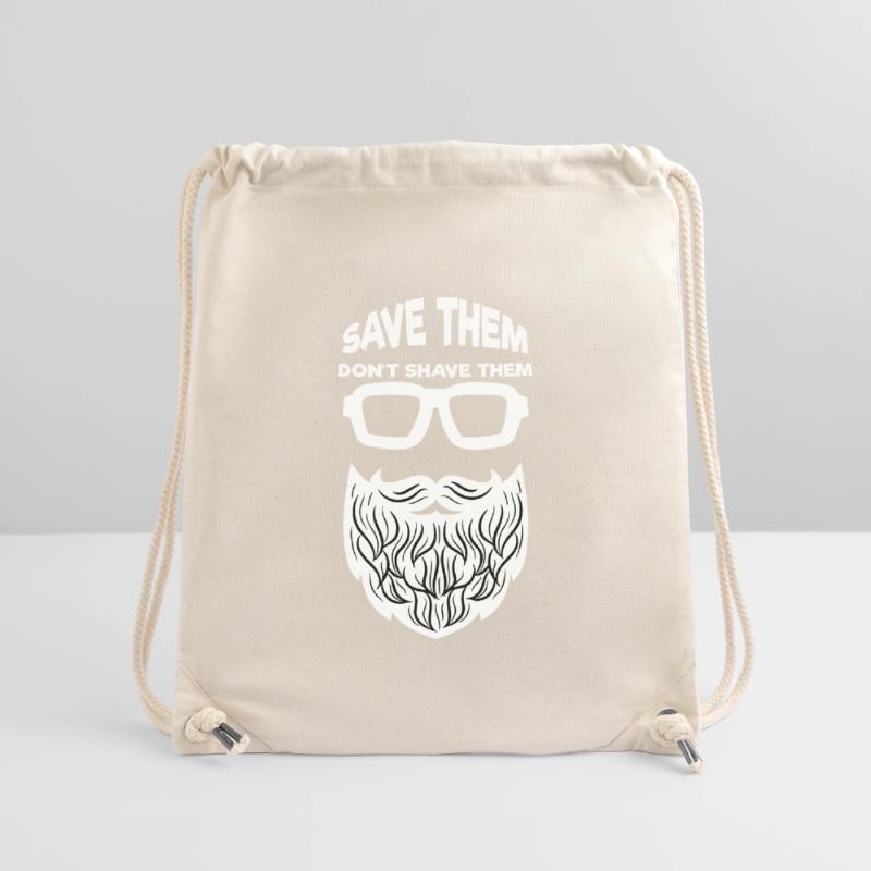 Bartfrisur Bart Rasieren Bartwuchs Statement Stanley/Stella recycelter Gym Bag