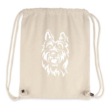 Picard Kopf "Black Edition" - Stanley/Stella recycelter Gym Bag - Naturweiß - Vorne