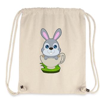 Mug lapin - Sac à cordon recyclé Stanley/Stella - blanc naturel - Devant
